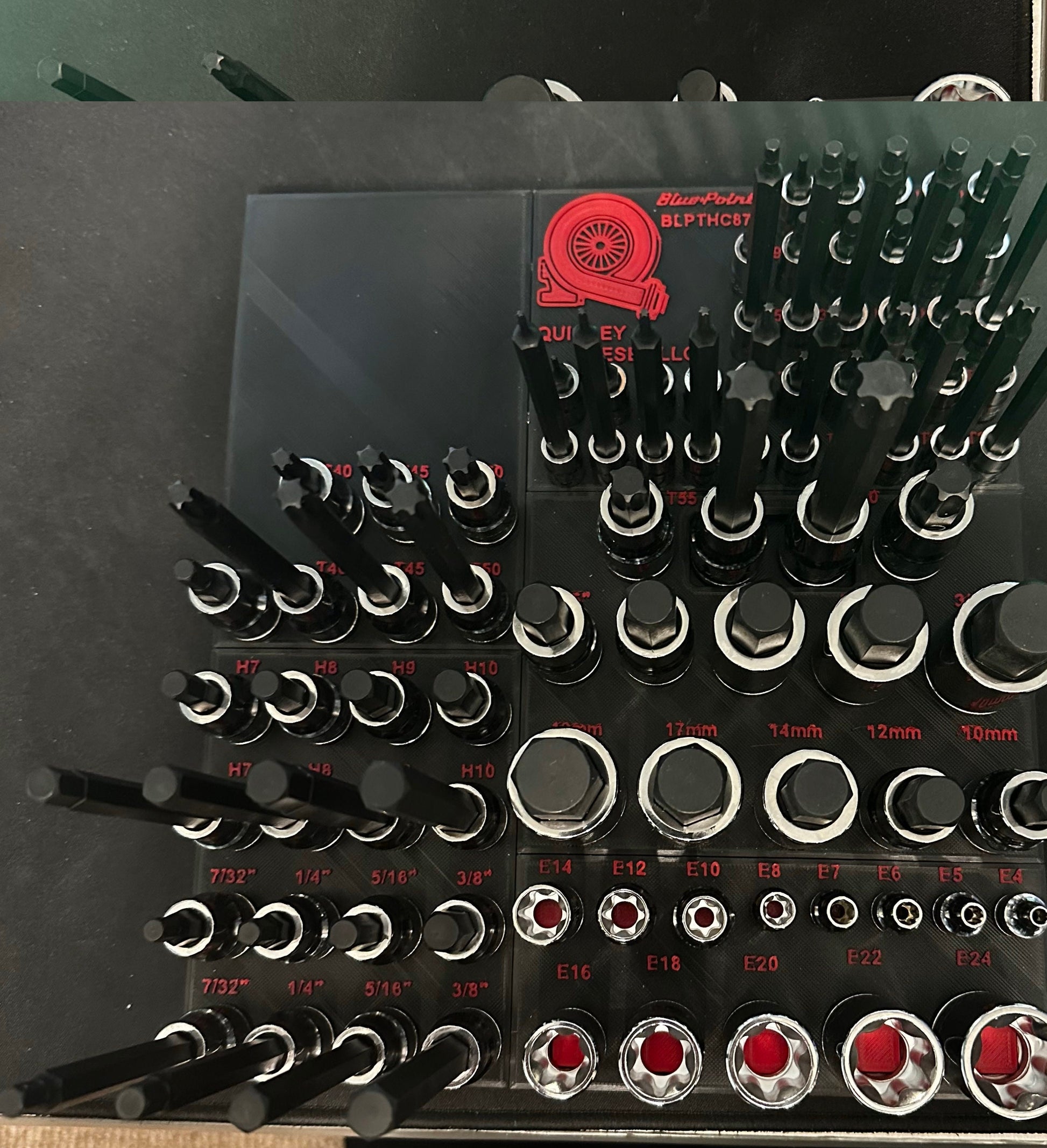 Bluepoint 87 Piece toolbox organizer