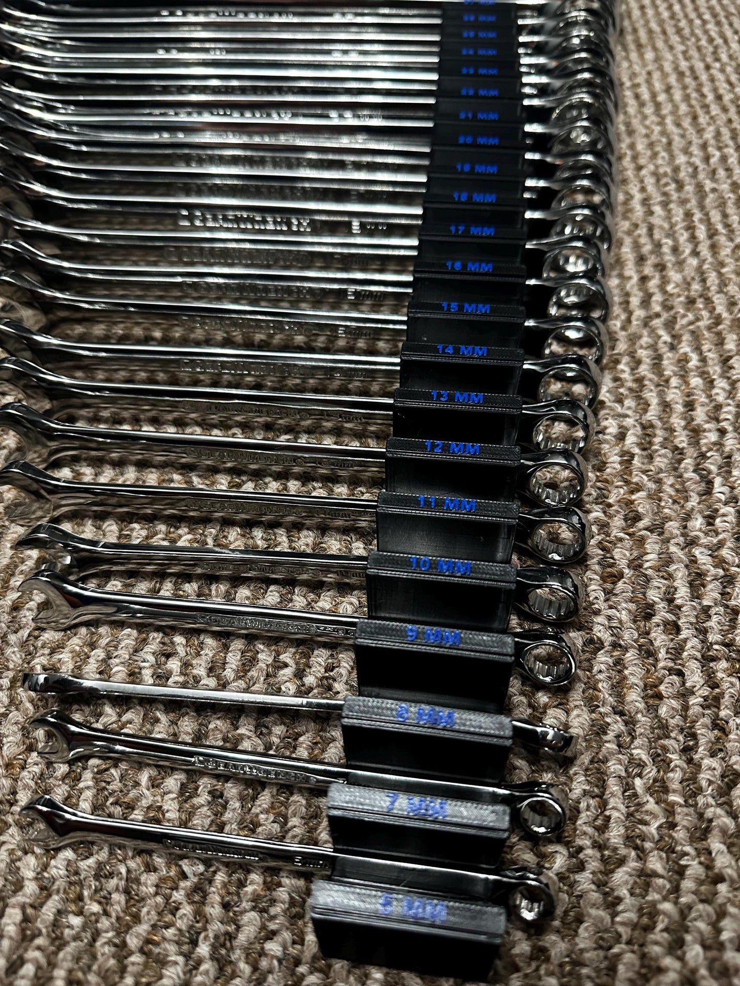 44 Piece Wrench holders (Specifically Designed for Gear Wrench Master Set)