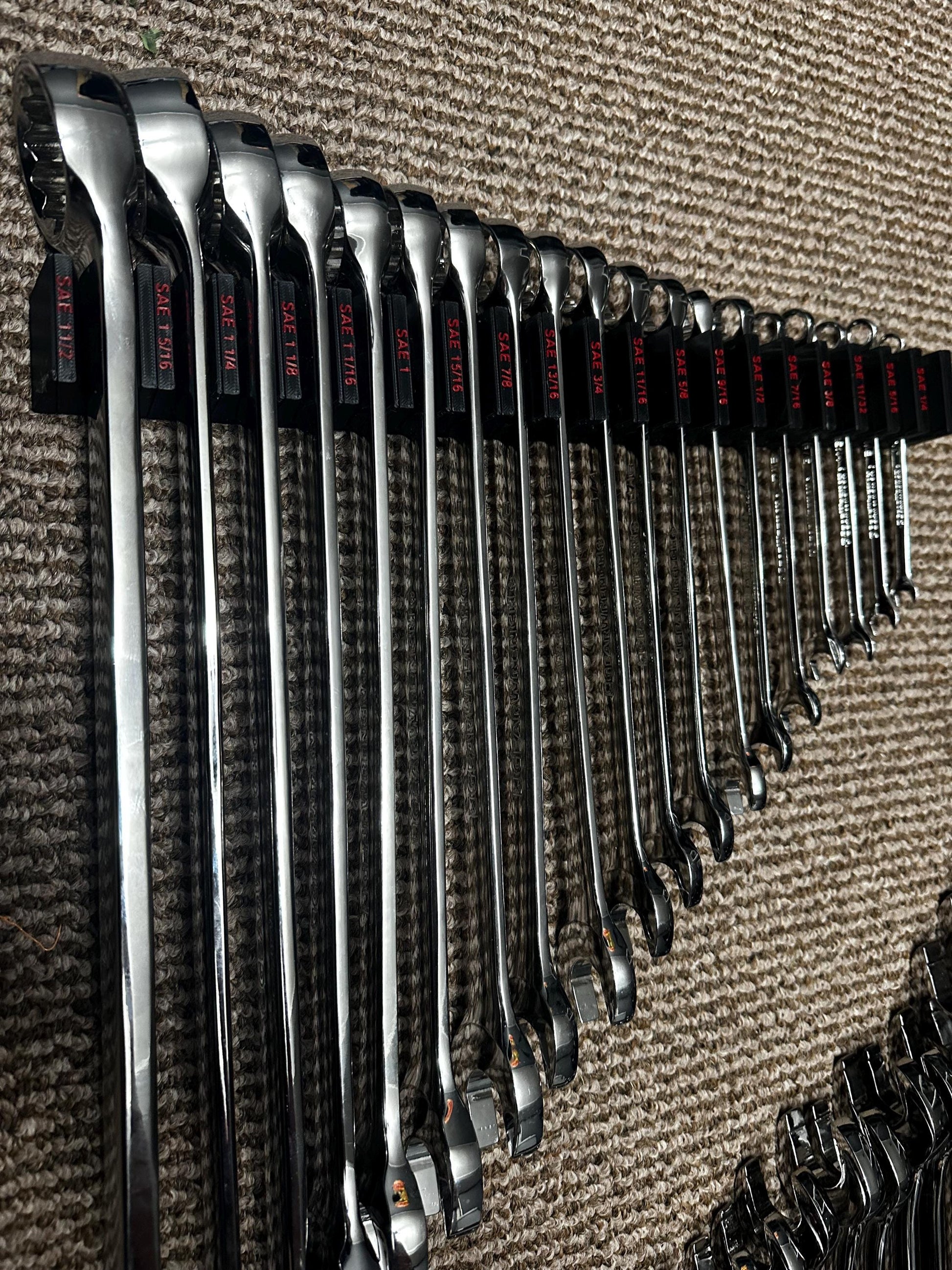 44 Piece Wrench holders (Specifically Designed for Gear Wrench Master Set)