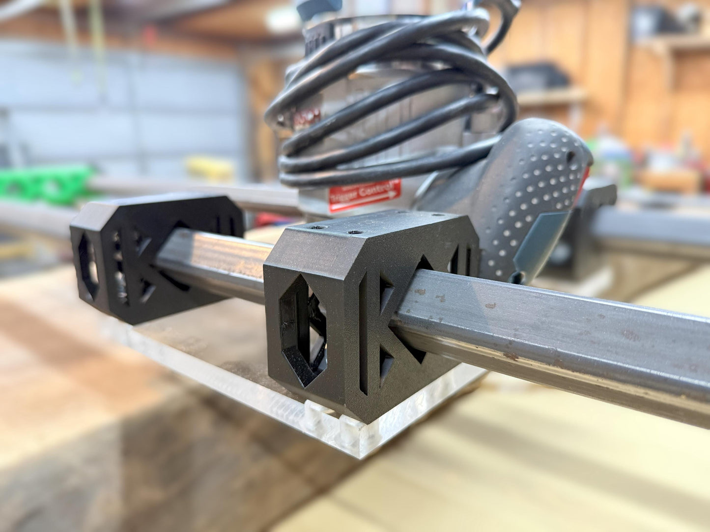 DIY 3D printed Router Sled Table Hardware